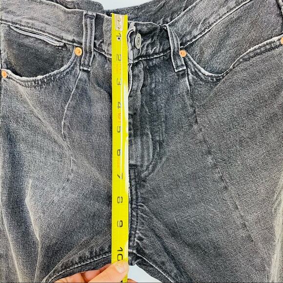 MENS LEVIS ALTERED 511 32 x 32 Slim Straight Dark Grey Washed Black Denim Jeans - Picture 6 of 12